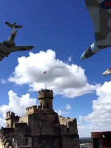 Vulcan Flypast at Lincoln Castle