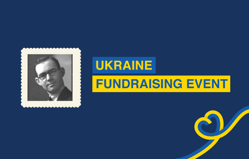 Ukraine fundraising event poster